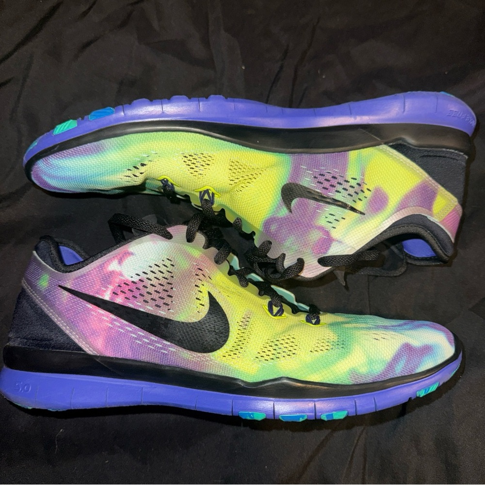 Nike Free Run Vibrant Multicolor Women’s Athletic Shoes 9.5 - Picture 9 of 15